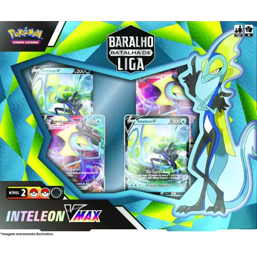 Pokémon - (Deck) Baralho Batalha de Liga - Inteleon Vmax