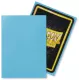 Protetor de Cartas 66mm x 91mm (Padrão) Matte Azul Bebê c/ 100 - Dragon Shield