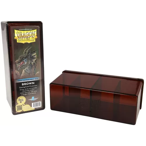 Deck Box Marrom p/ 300 cards - Four Compartment Box - Dragon Shield
