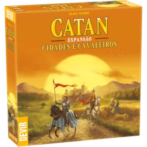 Catan - Expansão Cidades e Cavaleiros - Devir Jogos