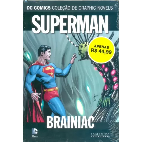 DC Comics Coleção de Graphic Novels Vol. 18 - Superman: Brainiac - Eaglemoss