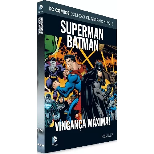 DC Comics Coleção de Graphic Novels Vol. 37 - Superman/Batman: Vingança Máxima! - Eaglemoss