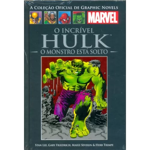 Coleção Oficial de Graphic Novels Marvel, A - Clássicos XI - O Incrível Hulk: O Monstro está Solto - Salvat