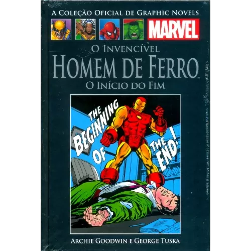 Coleção Oficial de Graphic Novels Marvel, A - Clássicos XVII - O Invencível Homem de Ferro: O Início do Fim - Salvat
